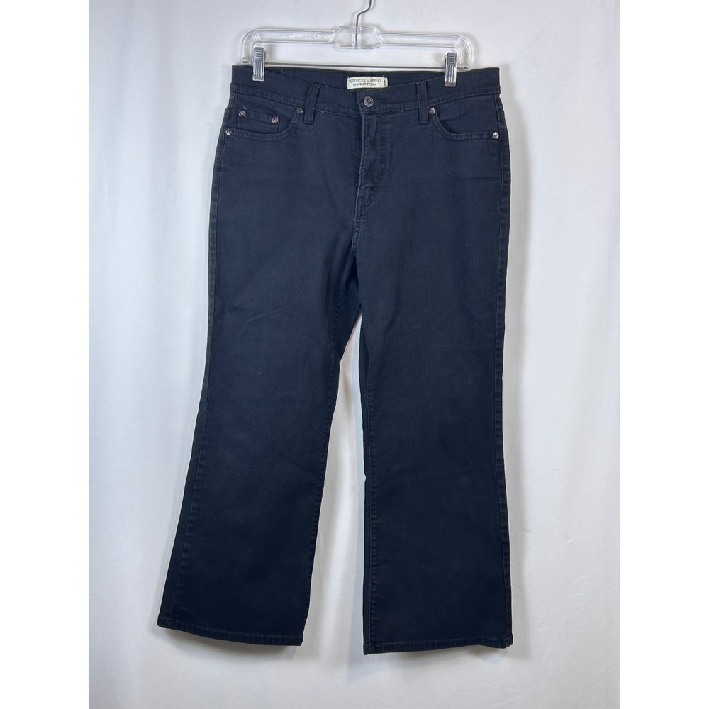 Levis 512 Perfectly Slimming Bootcut Jeans Dark Wash Denim‎ Womens 16P